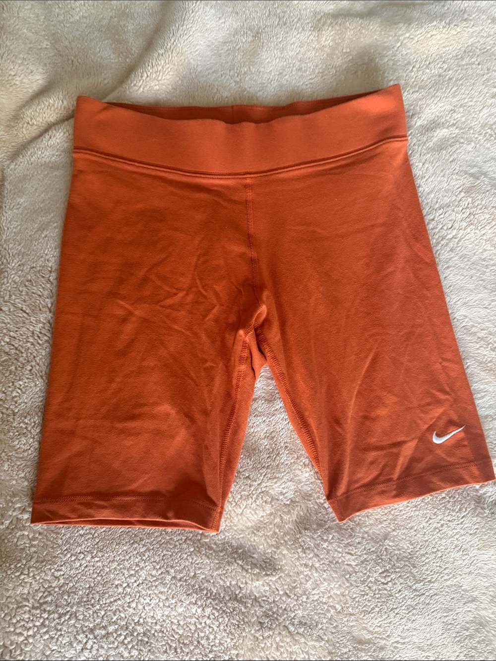 Nike Women’s Orange Bike Shorts